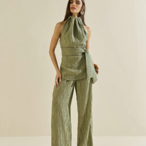 Calça Morena Rosa Pantalona Alta