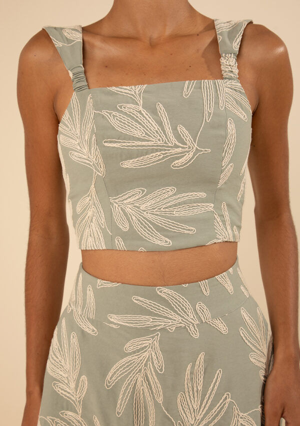 Top Morena Rosa Decote Reto Alça Larga