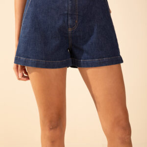 Shorts Morena Rosa Jeans Amplo