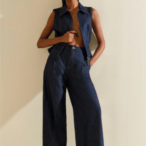 Calça Morena Rosa Wide Alta