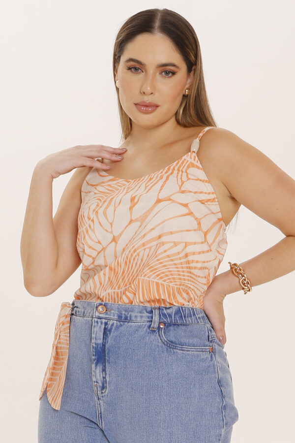 Blusa GataBakana Alça Estampada