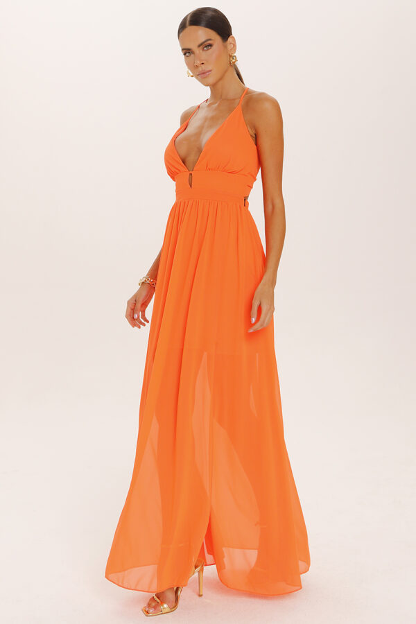 Vestido GataBakana Longo Crepe