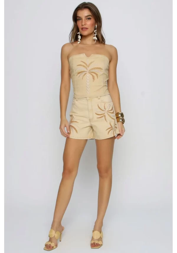 Shorts GataBakana Bordado