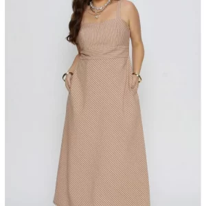 Vestido Solto Mais Gata OCRE