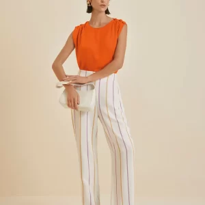 Blusa Morena Rosa Decote Redondo