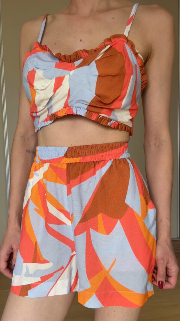 Conjunto Morena Rosa Top e Shorts