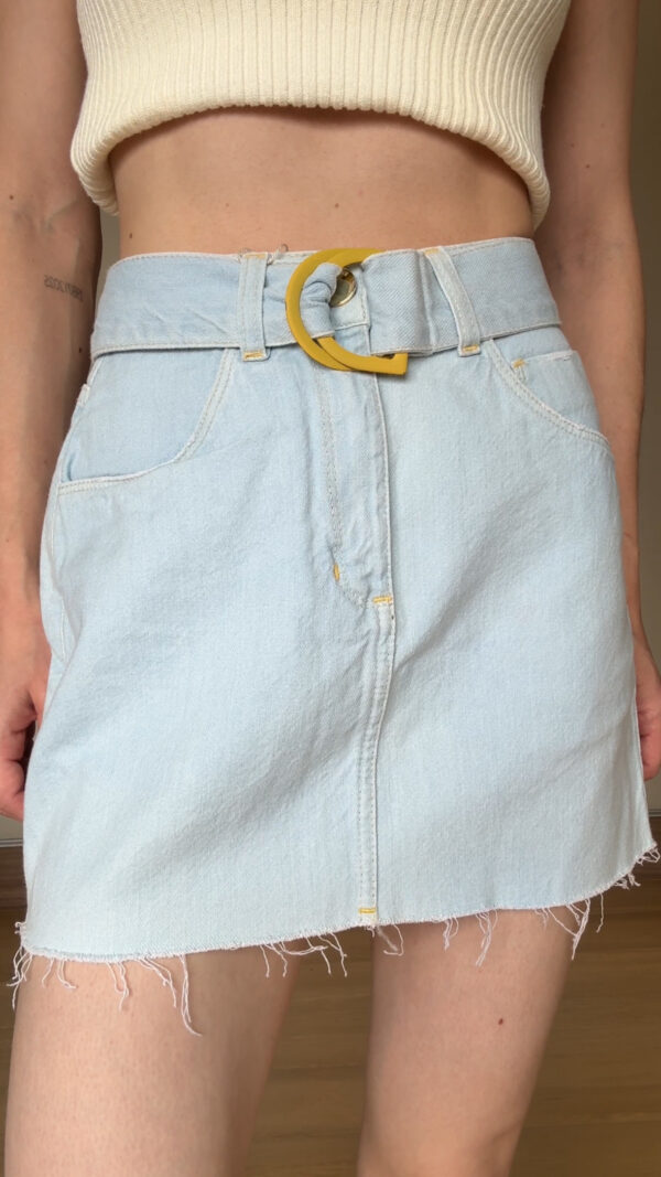 Saia Jeans Curta