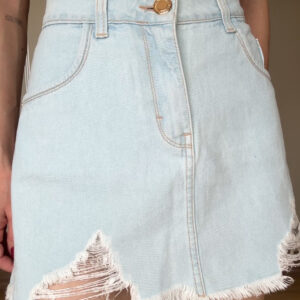 Saia Jeans Curta