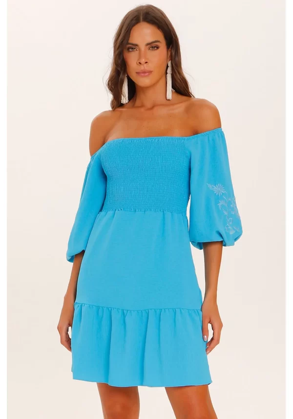 Vestido GataBakana Lastex Azul